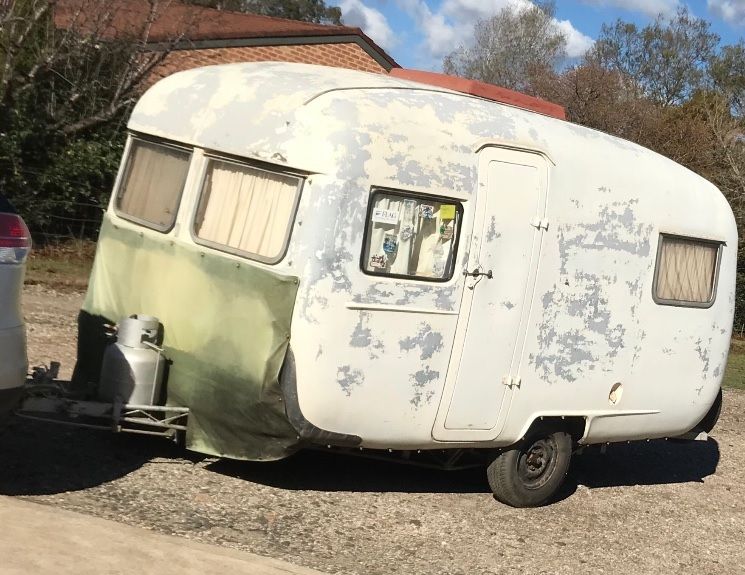 Spray painter in Newcastle! Vintage Caravans